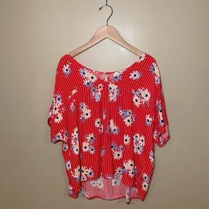 Madewell Women’s V Neck Floral Top